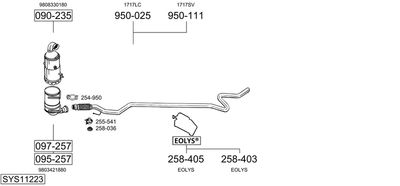 BOSAL SYS11223
