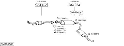 BOSAL SYS01588