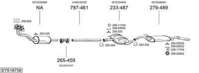 BOSAL SYS18758 BOSAL SYS18758