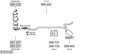 BOSAL SYS15762
