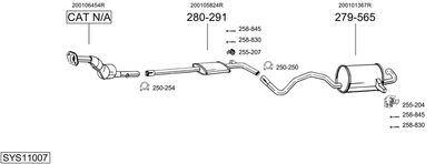 BOSAL SYS11007