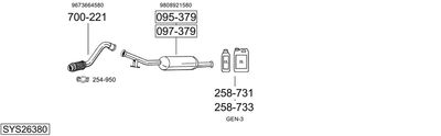 BOSAL SYS26380