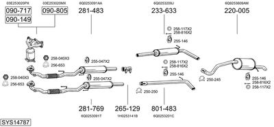 BOSAL SYS14787