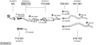 BOSAL SYS03615