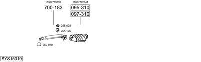 BOSAL SYS15319