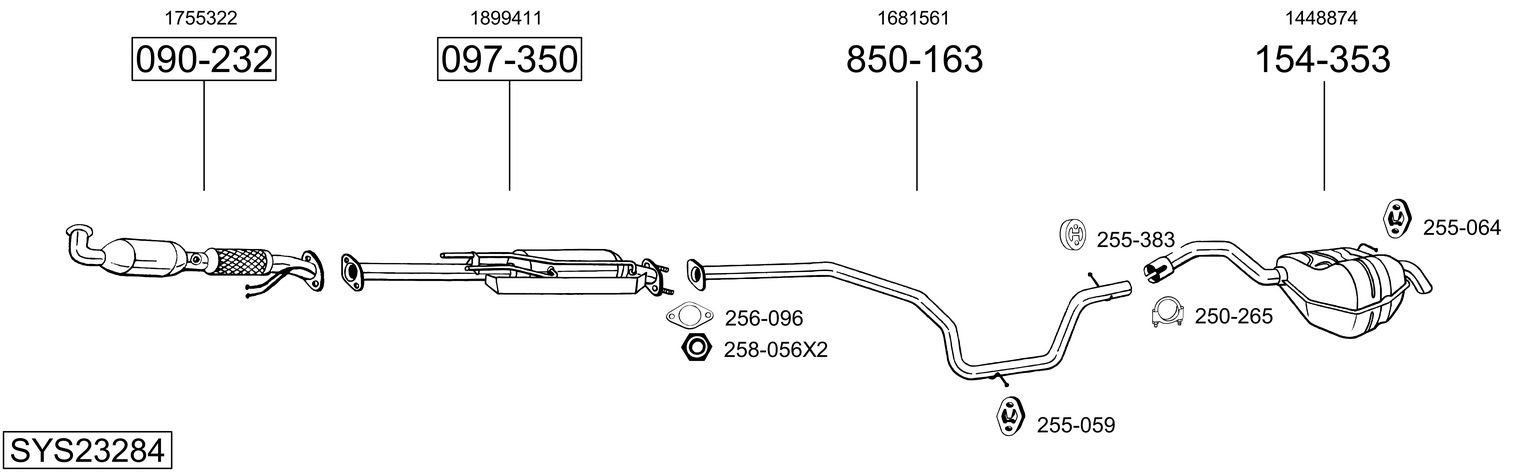 BOSAL SYS23284