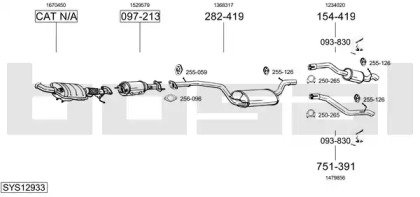 BOSAL SYS12933