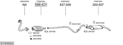 BOSAL SYS09352 BOSAL SYS09352