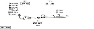 BOSAL SYS18466
