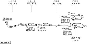 BOSAL SYS09695