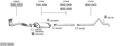 BOSAL SYS13045