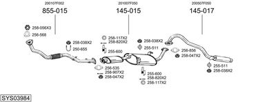 BOSAL SYS03984 BOSAL SYS03984