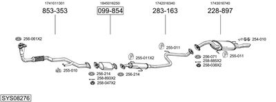 BOSAL SYS08276