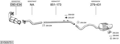 BOSAL SYS05751
