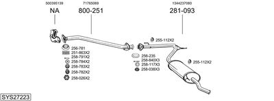 BOSAL SYS27223