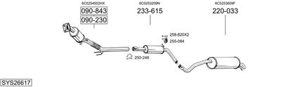 BOSAL SYS26617