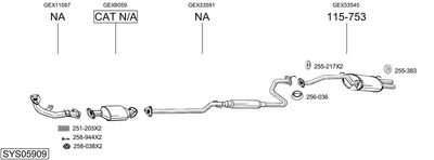 BOSAL SYS05909