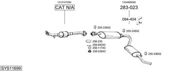 BOSAL SYS11699