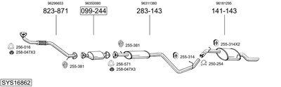 BOSAL SYS16862