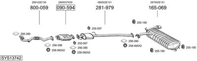 BOSAL SYS13742