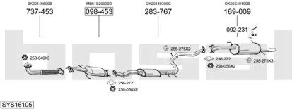 BOSAL SYS16105