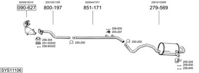 BOSAL SYS11106