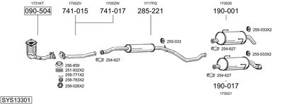 BOSAL SYS13301