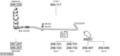 BOSAL SYS15930