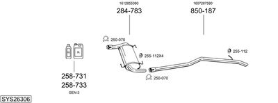 BOSAL SYS26306