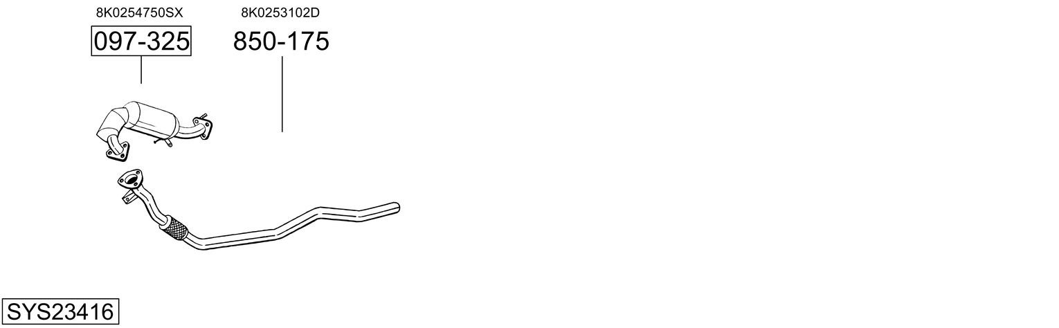 BOSAL SYS23416