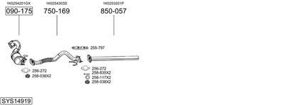 BOSAL SYS14919