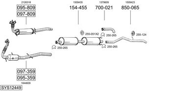 BOSAL SYS12449