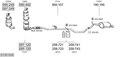 BOSAL SYS01026