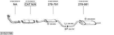 BOSAL SYS21768