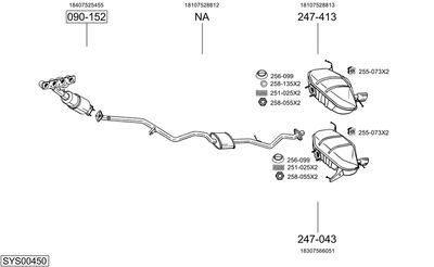 BOSAL SYS00450