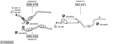 BOSAL SYS08928