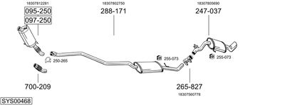 BOSAL SYS00468