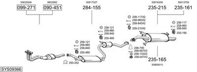 BOSAL SYS09366