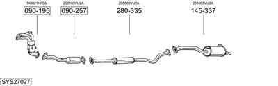 BOSAL SYS27027