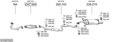 BOSAL SYS07025