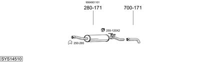 BOSAL SYS14510