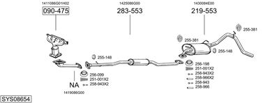 BOSAL SYS08654
