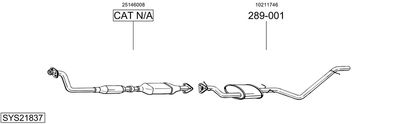 BOSAL SYS21837