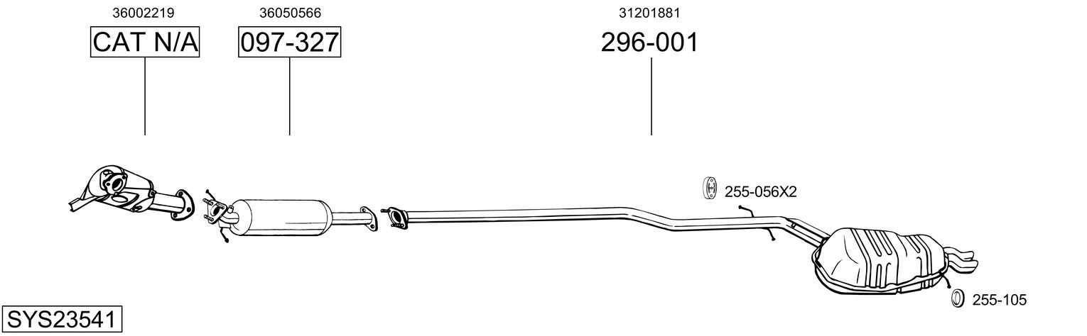BOSAL SYS23541