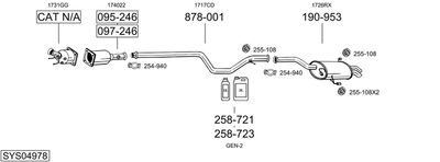 BOSAL SYS04978