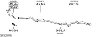 BOSAL SYS00561