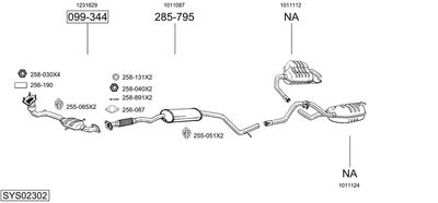 BOSAL SYS02302 BOSAL SYS02302
