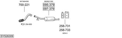 BOSAL SYS26309