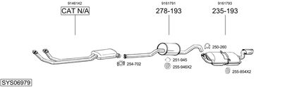 BOSAL SYS06979