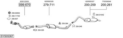 BOSAL SYS05367 BOSAL SYS05367